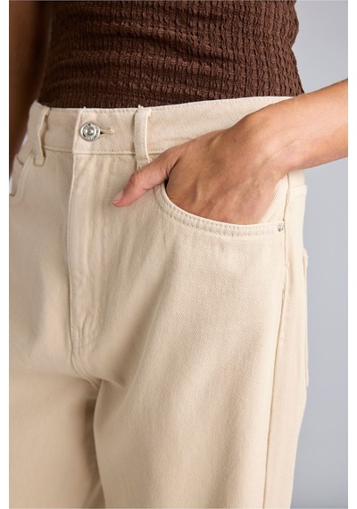 Defacto Straıght Fıt Normal Bel Gabardin Pantolon H0092ax26spbg738 Bej-bg738