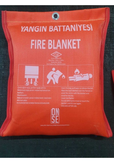 150 180 Cm Yangın Battaniyesi
