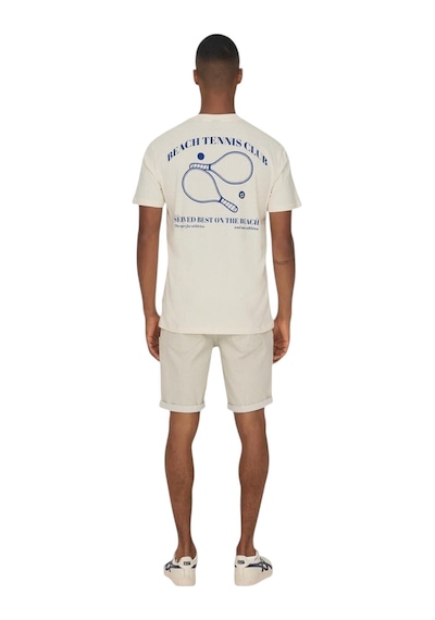Only Erkek Beyaz T-shirt 22026062 Beyaz