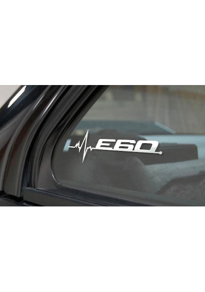 E53 E61 E63 E64 Kelebek Cam Sticker Etiket Yapıştırma 2 Ad