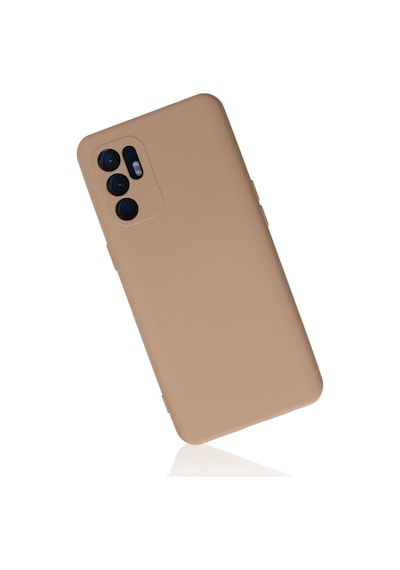 Reno 6 Kılıf Nano İçi Kadife Silikon - Pudra Bzsxx00 1