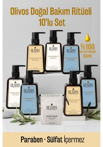 %100 Doğal Zeytinyağlı Hamam Mandalina Keçi Sütü Sıvı El Sabun &