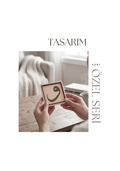 Huzur Veren Vav Tasarım Modern Dekoratif Set, Ev & Ofis İçin Zarif Bir Tamamlayıcı, Değerli Hediye