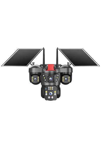 Joysee Sw4 4 Lensli 4 Görüş Açılı 12mp Wi-fi + 2 Solar Panelli Kamera