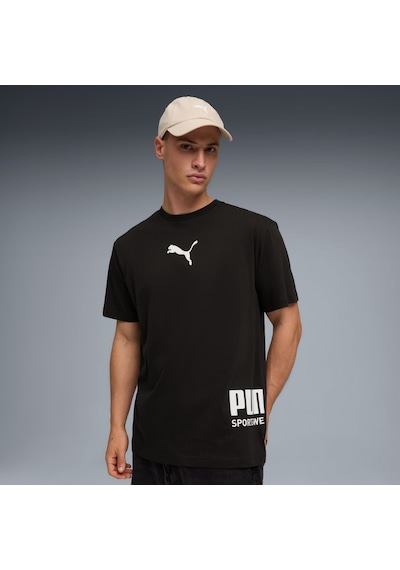 Puma Sport Graphic Erkek Siyah Tişört 692169-01