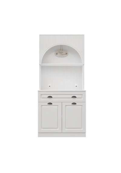 Guneystore Armoni Black Mini Kahve Köşesi Komple Mdf Beyaz
