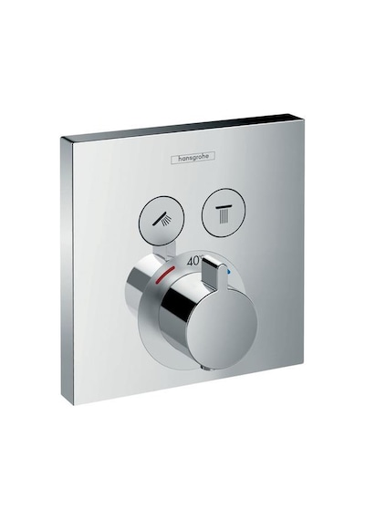Hansgrohe Showerselect 2 Fonksiyonlu Termostatik Ankastre Duş Bat