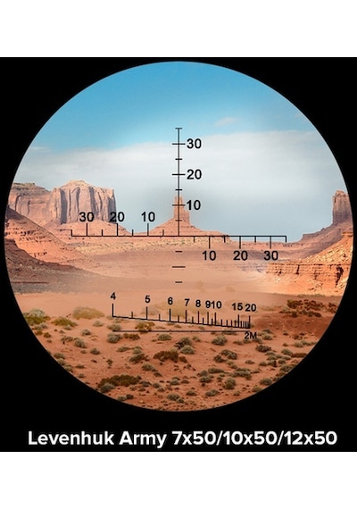 Levenhuk Army 10x50 Artıkıllı Binoküler Dürbün Yeşil