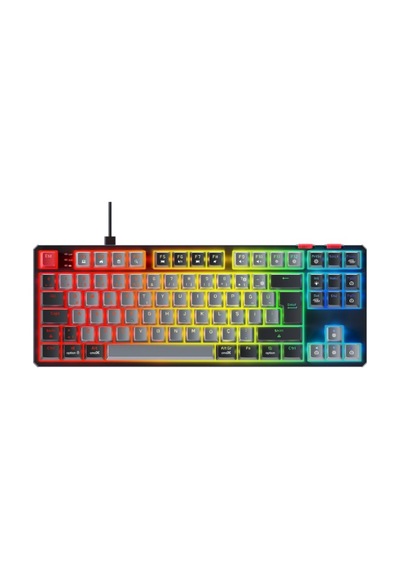 Rampage YORU TKL Type-C Bağlantılı OUTEMU Red Swich Q Mekanik Gaming Oyuncu RGB Klavye
