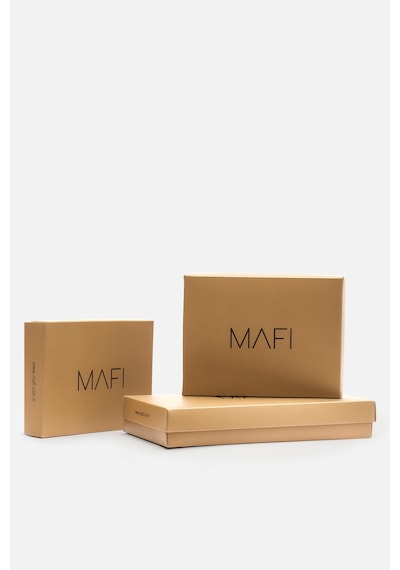 Mafi Unisex Kartell Hakiki Deri Kompakt Akordeon Kartlık Beyaz