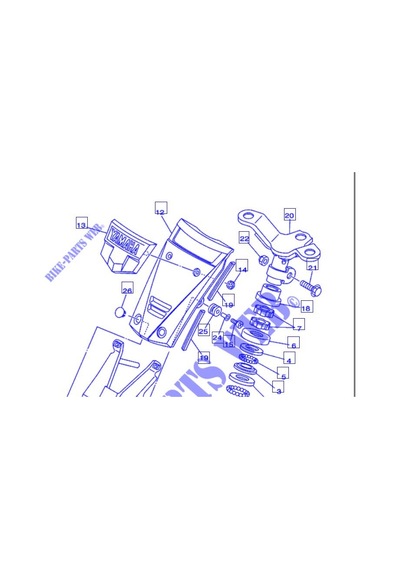 Yamaha T105E Crypton Ön Göğüs Paneli