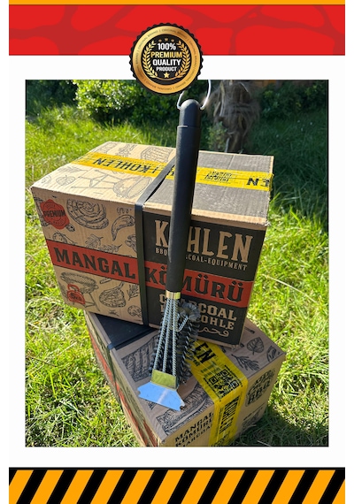 Kohlen Mangal Izgara Barbekü Temizleme Fırçası Kazıyıcı - 41 Cm,