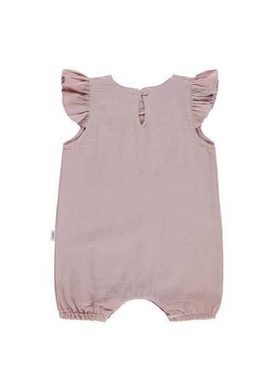 Civil Baby Volanlı Kol Şortlu 6-18 Ay Tulum - Pembe Pudra Pembesi