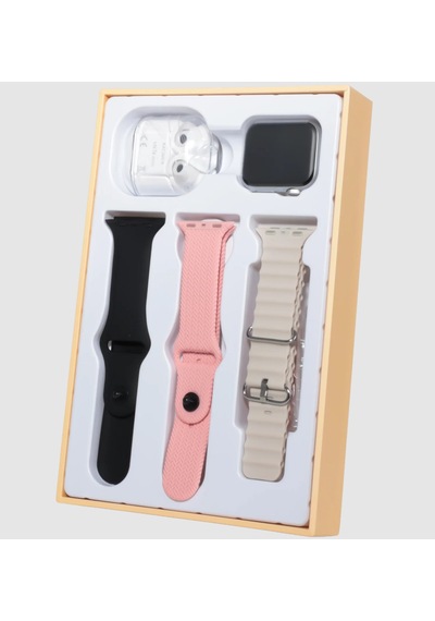 Katjmer VN15 Mini 5in1 Akıllı Saat + 3 Kordon Takı Seti +Bluetooth Kulaklık (Distribütör Garantili) Katjmer VN15 Mini 5in1 Akıllı Saat + 3 Kordon Takı Seti +Bluetooth Kulaklık (Distribütör Garantili)