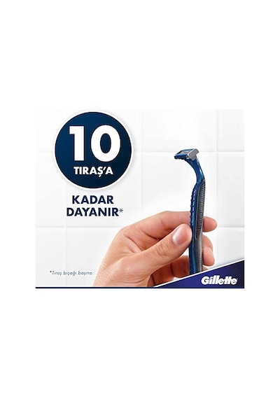 Gillette Blue3 Slalom Kullan At Tıraş Bıçağı 12'li