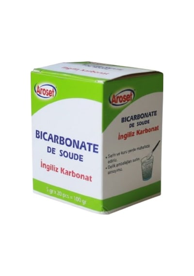 Aroset İngiliz Karbonatı 100gr 20adetx5gr İçilebilir