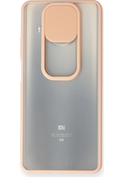 Newface - 64 - Xiaomi Mi 10t Lite Kılıf Palm Buzlu Kamera Sürgülü Silikon - Matxzngz - - Pembe
