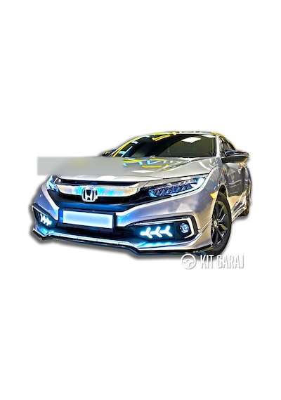 Kit Garaj Civic Fc5 Mugen Makyajlı Ön Ek Plastik Boyasız