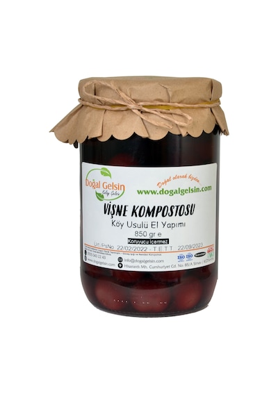 Doğal Gelsin Vişne Kompostosu - 850 gr