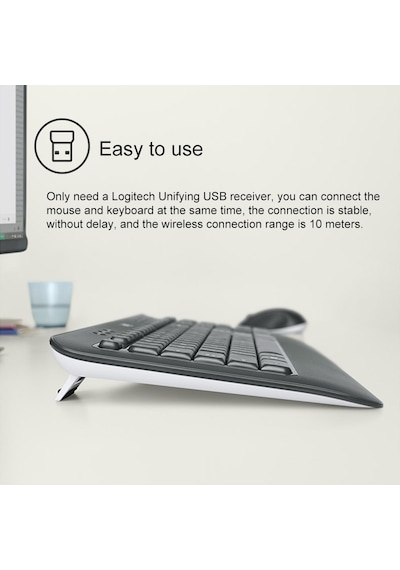 Logitech Mk540 Kablosuz Klavye Ve Fare Seti Siyah