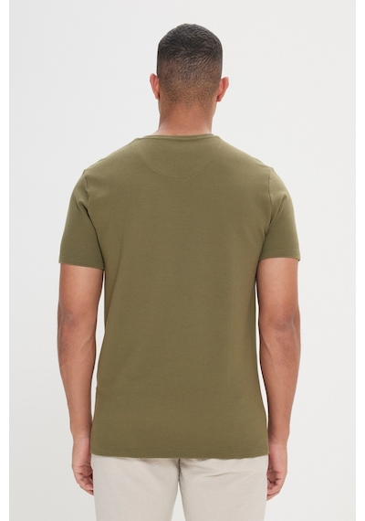 Ac&Co / Altınyıldız Classics Erkek Hakı Slim Fit Bisiklet Yaka Kısa Kollu Yumuşak Tuşeli Basic Tişört Haki Ac&Co / Altınyıldız Classics Erkek Hakı Slim Fit Bisiklet Yaka Kısa Kollu Yumuşak Tuşeli Basic Tişört Haki