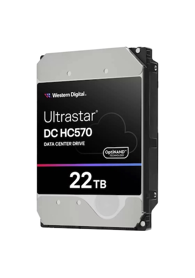 Wd Ultrastar, Wuh722222ale6l4, 3.5", 22tb, 512mb, 7200 Rpm, 7/24 Enterprise, Data Center-güvenlik-na
