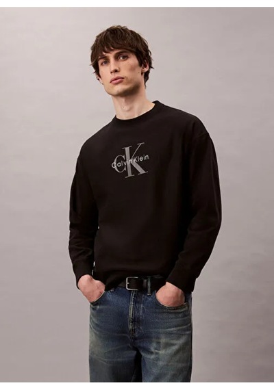 Calvin Klein Jeans Uzun Kollu Penye Monologolu Bisiklet Yaka Erkek Sweatshirt Lv04rd242g-cef Mavi Calvin Klein Jeans Uzun Kollu Penye Monologolu Bisiklet Yaka Erkek Sweatshirt Lv04rd242g-cef Mavi