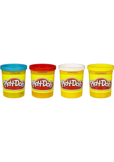 Play-Doh 4 Lü Oyun Hamuru Temel Renkler Playdoh B6508