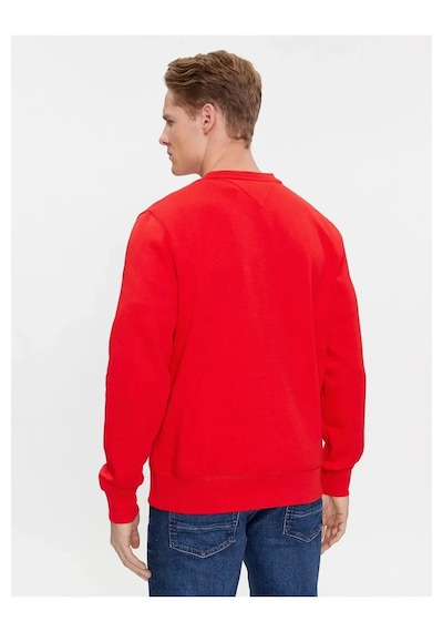 Tommy Hilfiger Sıfır Yaka Sweatshirt Kırmızı