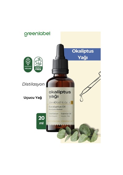 Greenlabel Okaliptus Yağı %100 Doğal Ve Saf 20 Ml