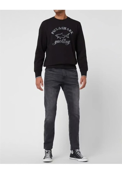 Paul&shark 12311932 Erkek Sweatshirt Siyah