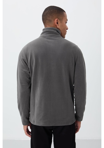Air Jones Tommy Life Hardy Koyu Gri Standart Kalıp Polar Erkek Sweatshirt - 88299 Koyu Gri Air Jones Tommy Life Hardy Koyu Gri Standart Kalıp Polar Erkek Sweatshirt - 88299 Koyu Gri