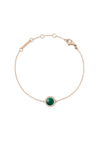 Audrey Bracelet Malachite Rose Gold Rose Gold