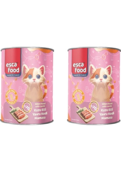 Esca Food Kuzu Etli Yavru Konserve Maması 2x415gr