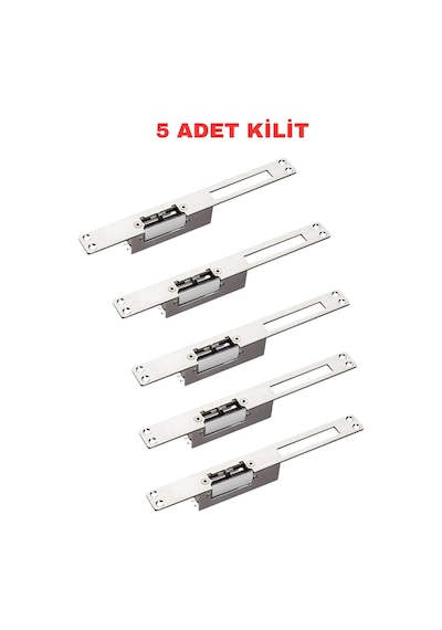 Sr-550 No Elektrikli Basaj Kilidi 12v Dc 280 Kg Fail Safe Ahşap Metal Pvc Kapı Kilidi 5 Adet