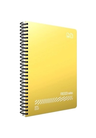 Gıpta Fresco A4 Spiralli Pp Kapak Defter 60 Yaprak Kareli 4931 12 Adet
