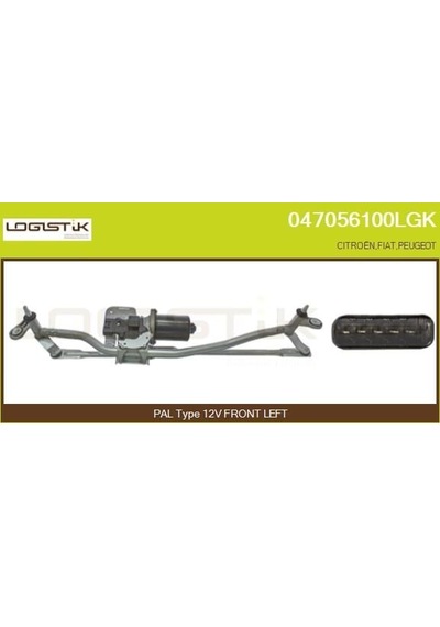 Silecek Mekanizması - Fiat Ducato - Teknoparts-fısmk007