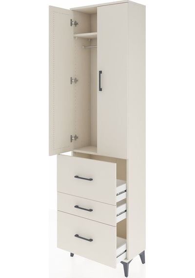 Arges Dolap 2 Raflı 3 Çekmeceli Tek Askılı 60x30x221 Aytaşı-aytaşı Aytası Arges Dolap 2 Raflı 3 Çekmeceli Tek Askılı 60x30x221 Aytaşı-aytaşı Aytası