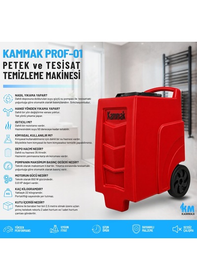 Kammak Prof-01 Petek Temizleme Makinesi
