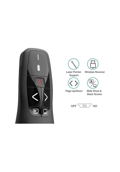Sonex R400 LZR1 2.4GHz USB Kablosuz Lazer Uzaktan Kumanda