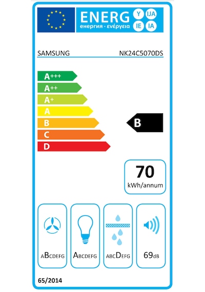 Samsung NK24C5070DS/UR 60 CM Duvar Tipi Davlumbaz