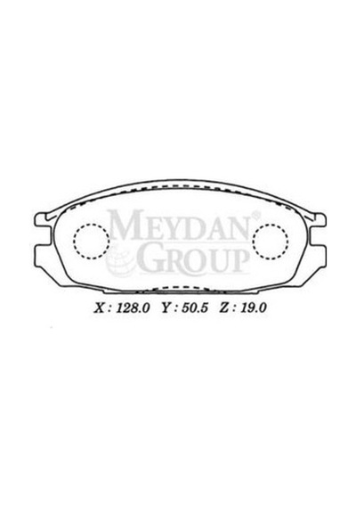 Nissan Patrol 98/02 Arka Fren Balatası Di Sk 128x50,5x19 Daıwa
