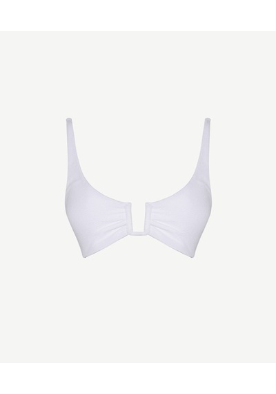 Yargıcı U Yaka Bikini Üst 26ykbw1040b 002 Beyaz