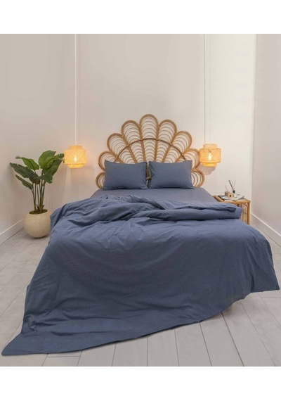 Koza Home Pacifico Nevresim Takımı Pamuk Navy Çift Kişilik 200x220 9554a Lacivert