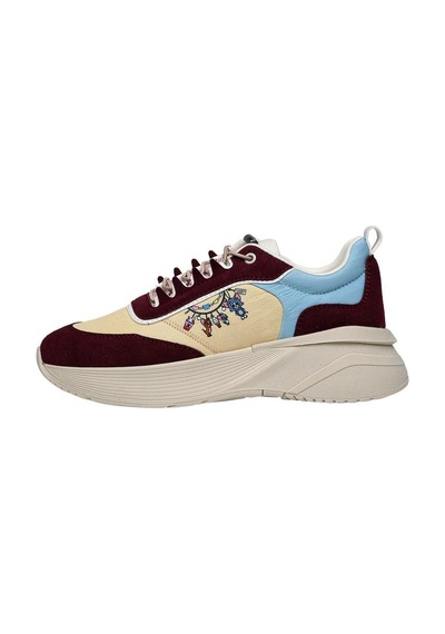 Kadın Vegan Deri Kahverengi Sneakers - Warner Bros Looney Tunes Tom And Jerry Charms Tasarım Çok Renkli