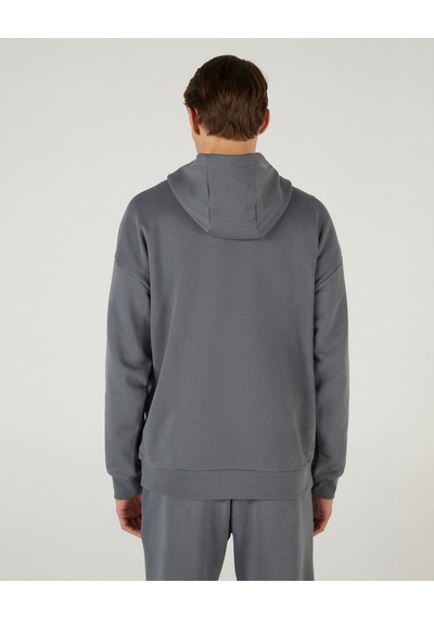 Skechers M Essential Hoodie Sweatshirt Erkek Gri Sweatshirt S242110-003 Antrasit