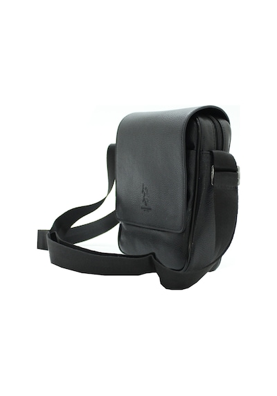 U.S. Polo Assn. Plevr 8431 Us Polo Assn Suni Deri Erkek Portföy Çanta-Siyah