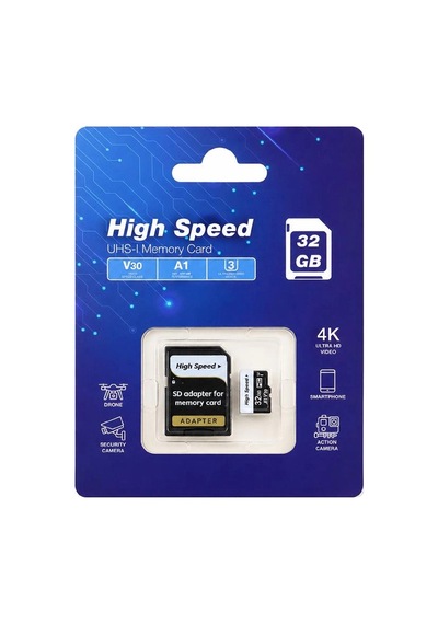 Elba High Speed 32gb A1 V30 U3 Micro Hafıza Kartı Class10 Kdo