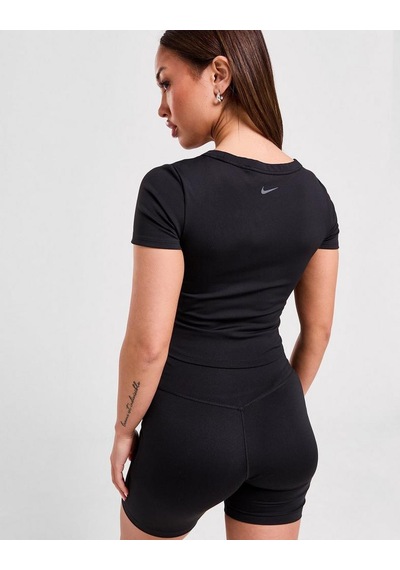 Nike Training One Fitted Crop Women's T-shirt Kadın Kısa Antrenman Tişörtü Fn2804-010 Siyah
