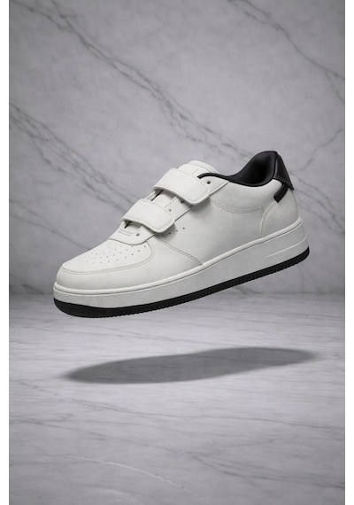 Çocuk Cilt Cırt Cırtlı Beyaz Sneaker Premium Kalite, Hafif ... Siyah - Beyaz - Gri Çocuk Cilt Cırt Cırtlı Beyaz Sneaker Premium Kalite, Hafif ... Siyah - Beyaz - Gri